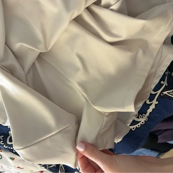 Reformation EcoMove Farrah White Red Blue Workout Dress - Picture 7 of 8